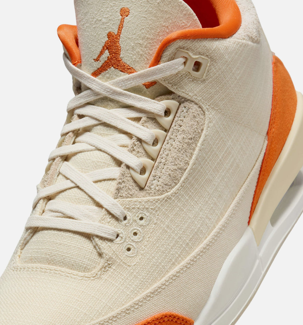 Air Jordan 3 Retro Starfish 女款生活方式鞋 - Fossil/Starfish/Sail