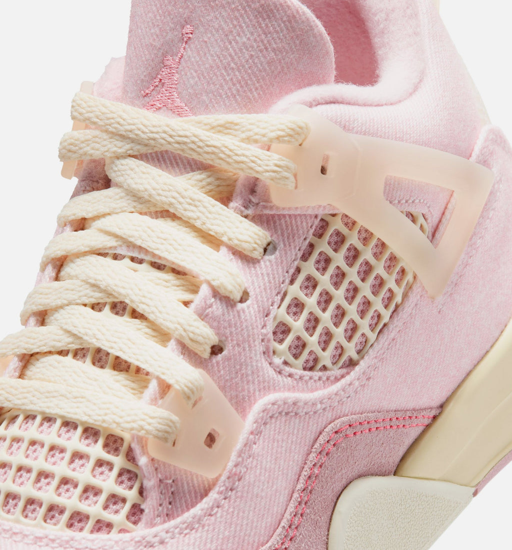 Air Jordan 4 Retro Pink Pearl And Iced Carmine 学前児童生活方式鞋 - Pearl Pink/Iced Carmine/Coconut Milk