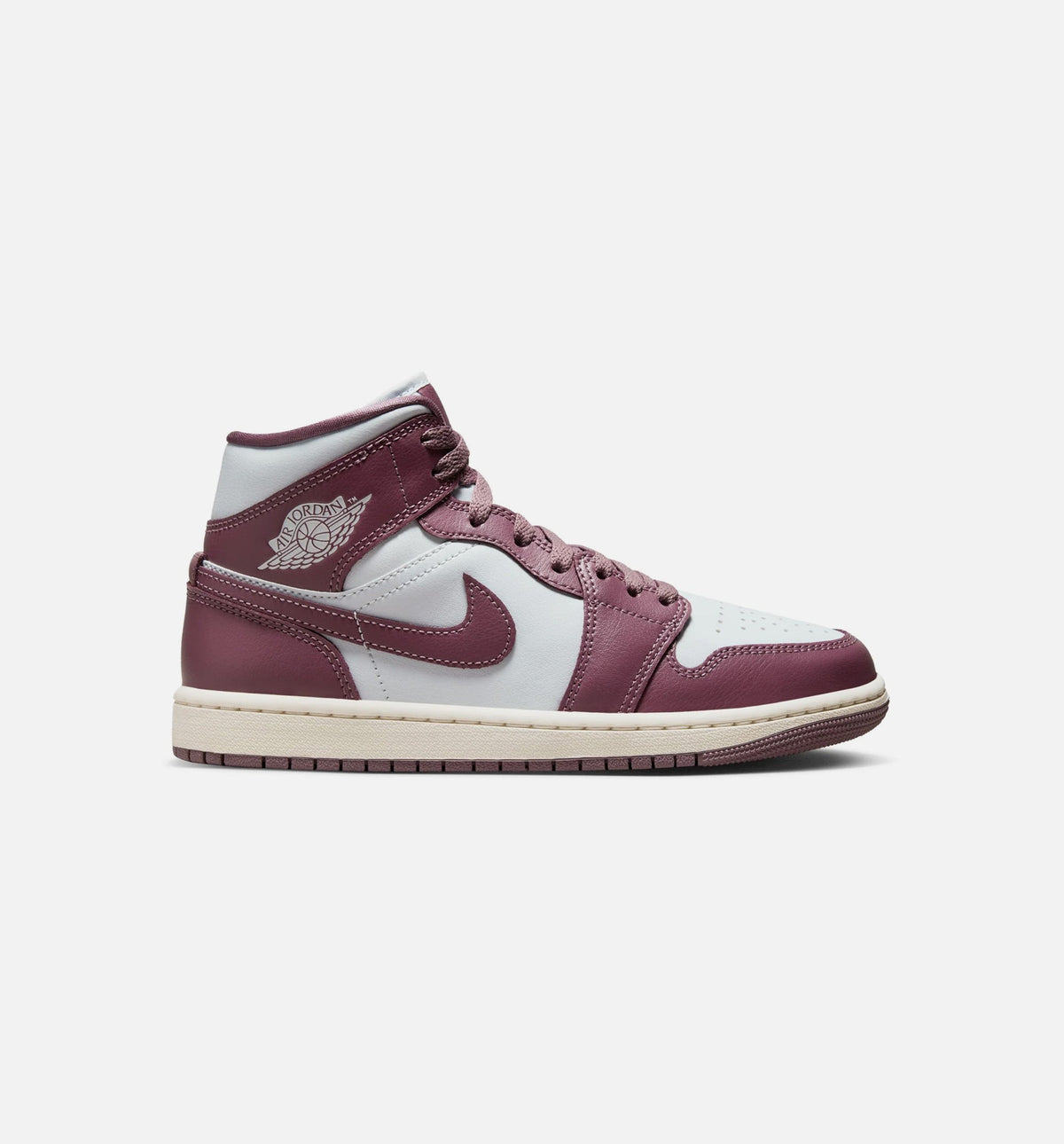 Air Jordan 1 Mid Sky J Mauve 女款生活方式鞋 - Pure Platinum/Sky J Mauve/Sail