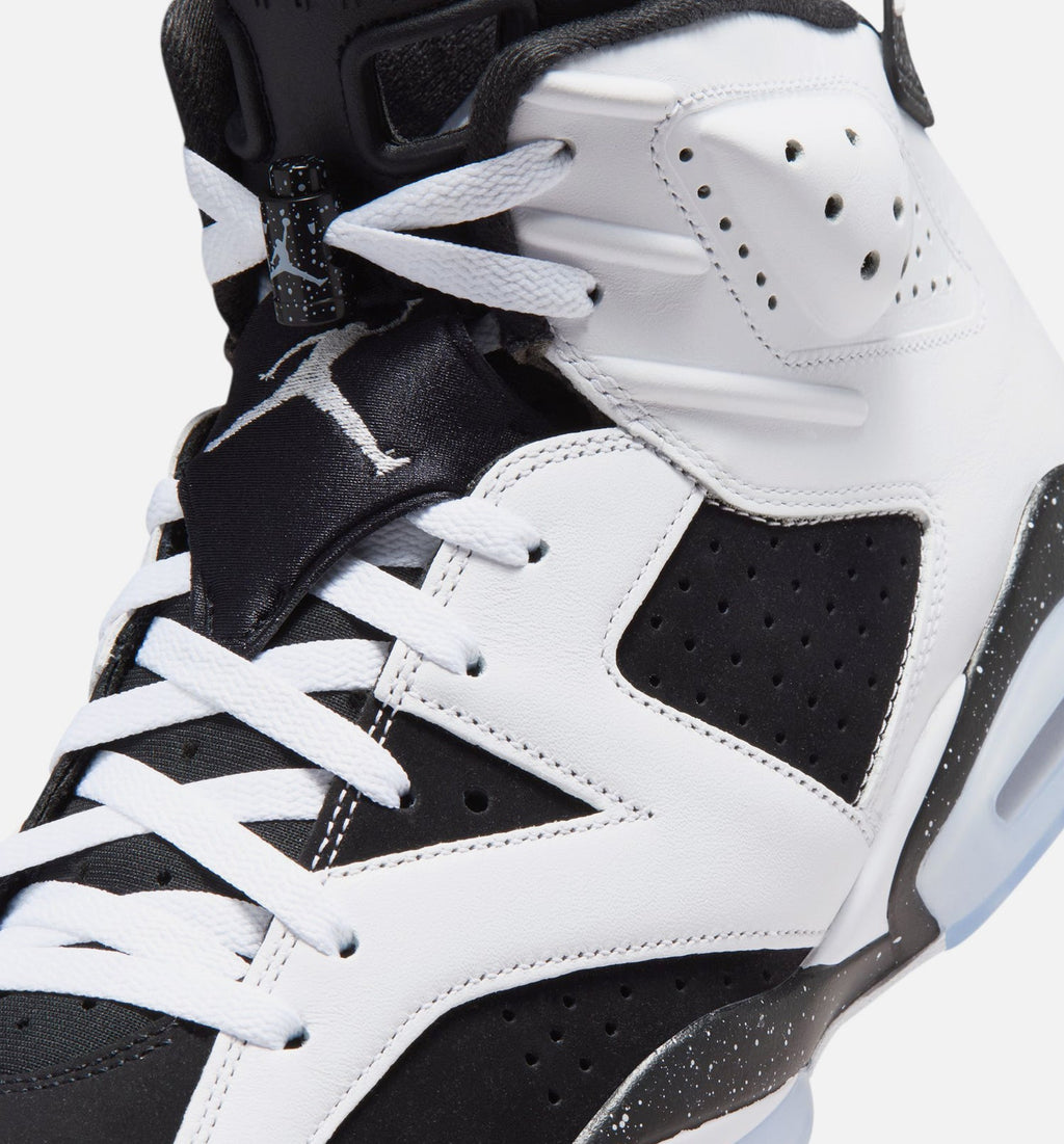 Air Jordan 6 Retro Black And White 男款生活方式鞋 - Black/White