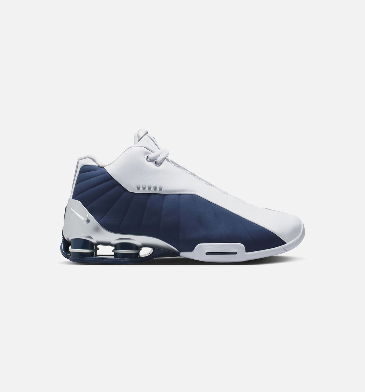 Shox BB4 Olympic Men's Lifestyle Shoes - White/Midnight Navy/Metallic Silver