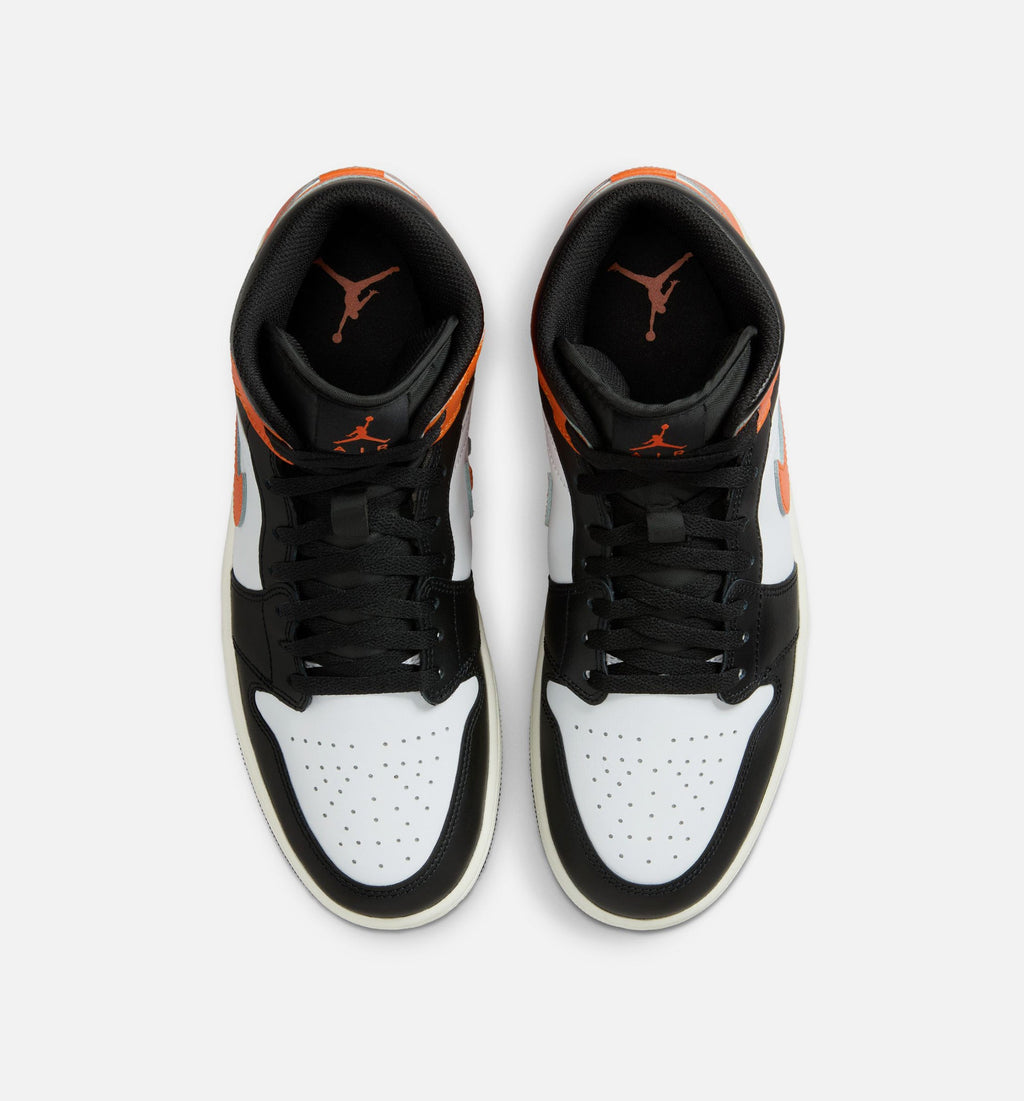 Air Jordan 1 Mid 男款生活方式鞋 - Starfish/White/Sail/Black