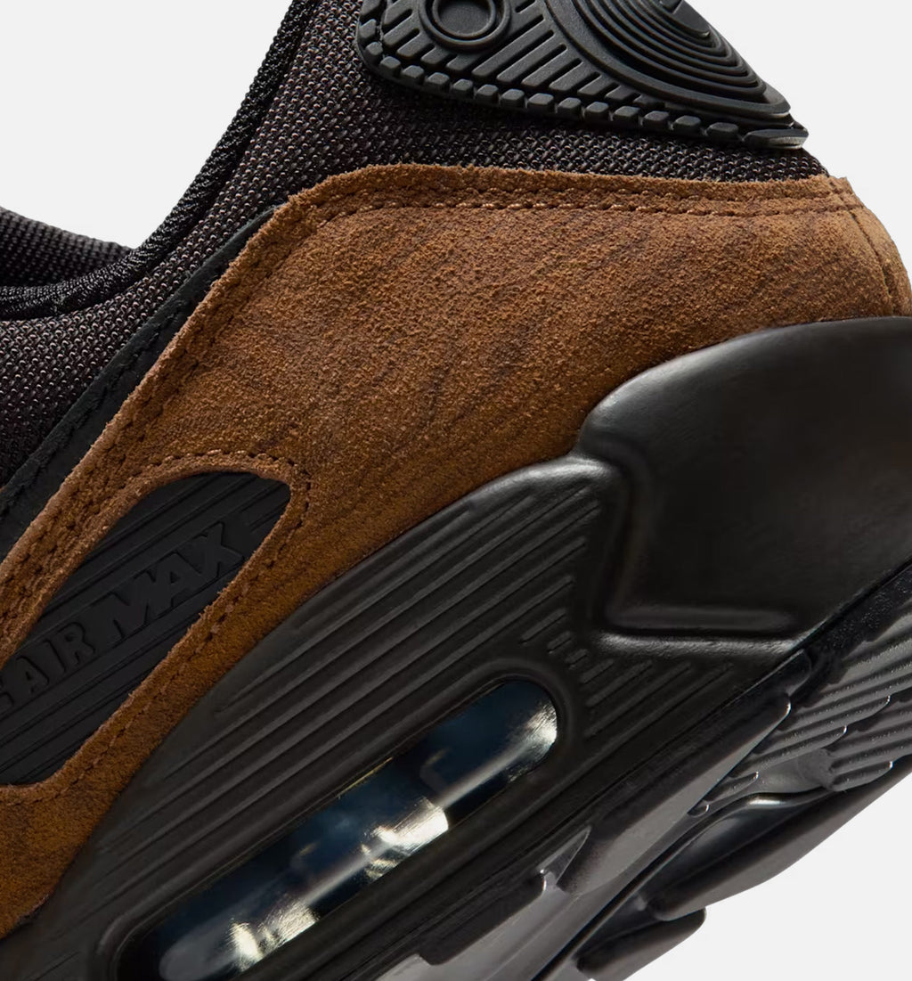 Air Max 90 Premium Men's Lifestyle Shoes - Light British Tan/Velvet Brown/Black