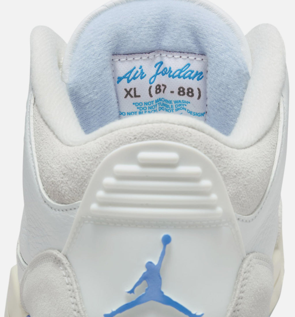Air Jordan 3 Retro Lucky Shorts 男款生活方式鞋 - Summit White/Hydrogen Blue/Legend Blue