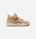 Air Jordan 4 Retro Cozy Girl 学前児童生活方式鞋 - Hemp/Light Orewood Brown