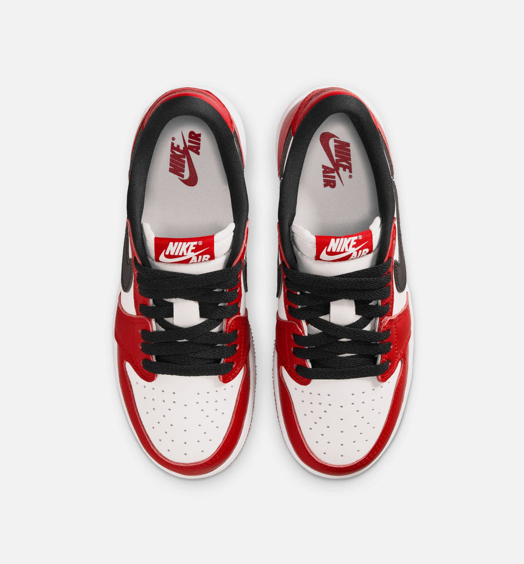 Air Jordan 1 Retro Low OG Chicago Grade School 生活方式鞋 - Varsity Red/Black/Summit White