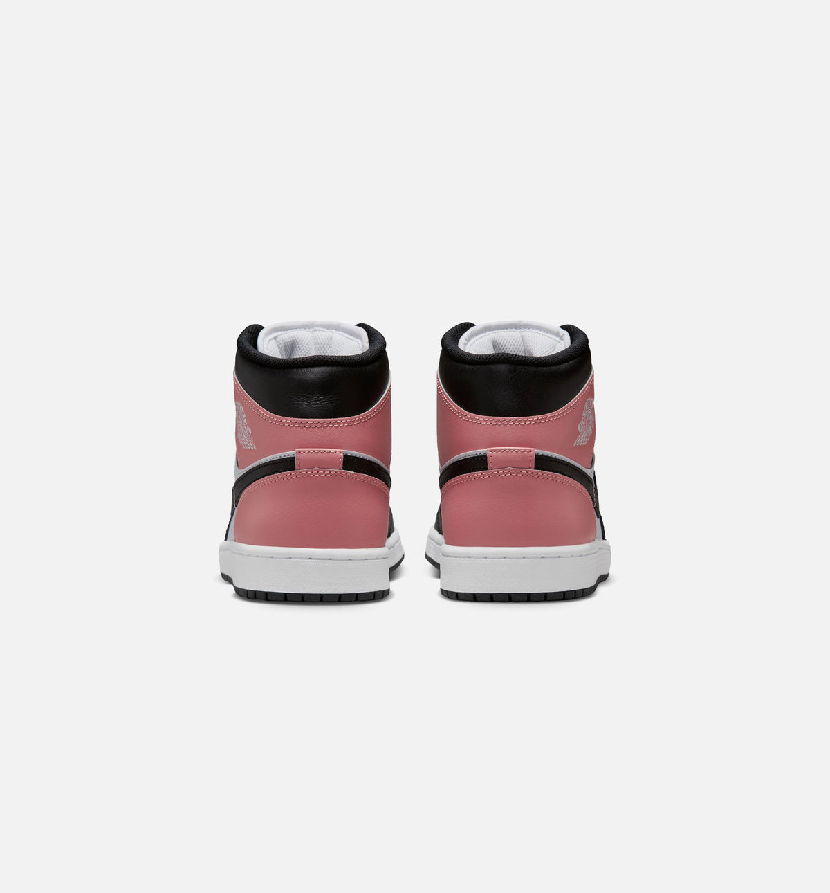 Air Jordan 1 Mid 男款生活方式鞋 - White/Rust Pink/Black