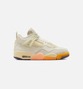 Air Jordan 4 Retro Birds of Paradise 女款生活方式鞋 - Coconut Milk/Metallic Gold/Bright Mango/Sundial/Black