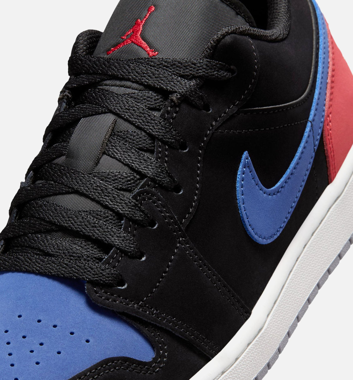 Air Jordan 1 Low 男款生活方式鞋 - Black/Summit White/True Blue/Varsity Red