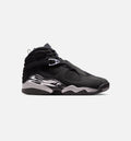 Air Jordan 8 Retro Chrome Black And Light Graphite 男款生活方式鞋 - Black/White/Light Graphite