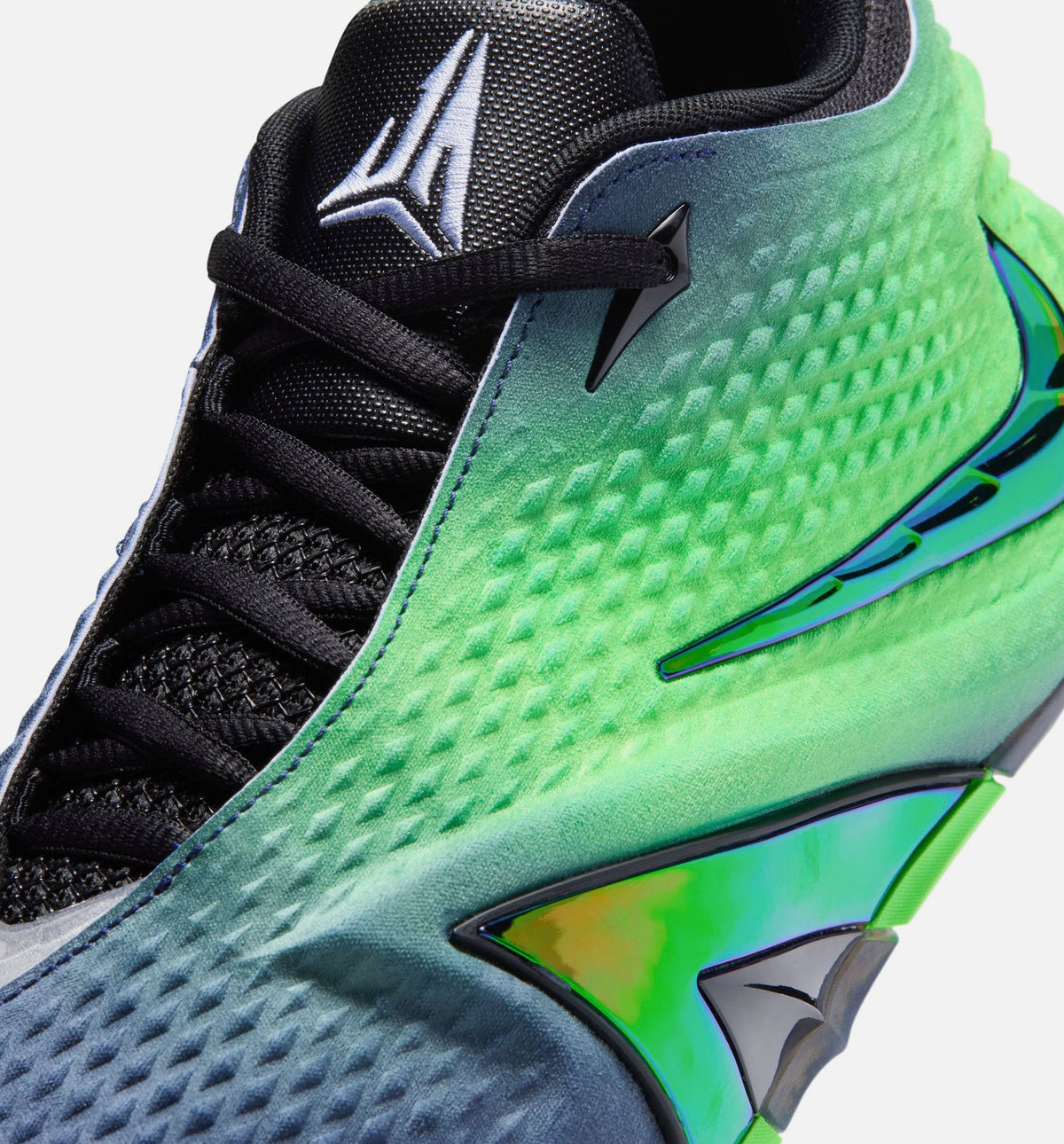 Ja 4 Nightmare 男款生活方式鞋 - Obsidian/Black/Voltage Green/Metallic Silver