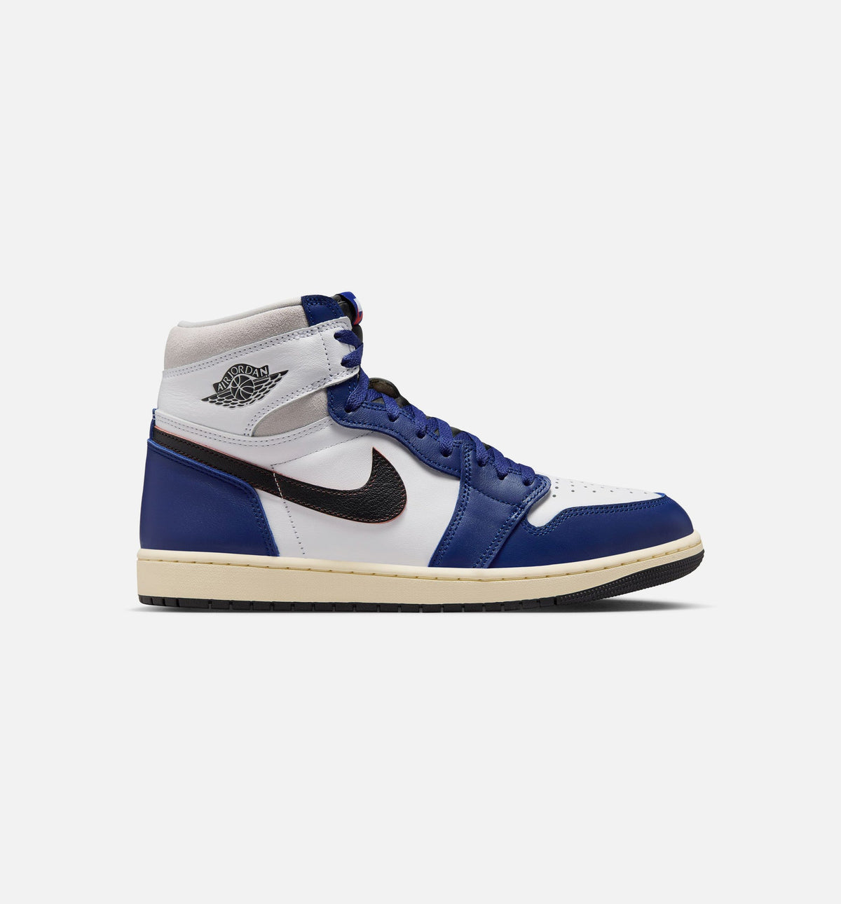 Air Jordan 1 Retro High OG Rare Air Deep Royal Blue 男款生活方式鞋 - White/Black/Deep Royal Blue